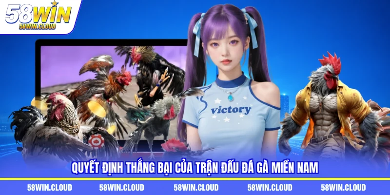 Quyết định thắng bại của trận đấu đá gà miền Nam